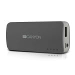 CANYON 4400 mAh Портативна батерия, тъмно сива, CNE-CPB44DG