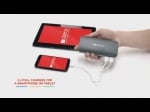 CANYON 10000 mAh Портативна батерия, бяла, CNE-CPB100W