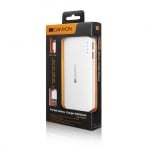 CANYON 10000 mAh Портативна батерия, бяла, CNE-CPB100W