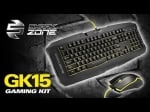 Sharkoon Shark Zone GK15 геймърски комплект мишка и клавиатура с LED подсветка