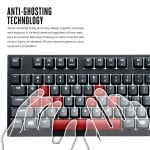 Cooler Master MasterKeys Pro M Red White LED Геймърска механична клавиатура с Cherry MX Red суичове