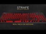 Corsair Gaming Strafe Геймърска механична клавиатура с Cherry MX Red суичове