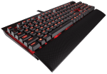 Corsair Gaming K70 LUX Геймърска механична клавиатура с Cherry MX Red суичове