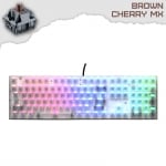 Cooler Master Masterkeys Pro L - RGB - Crystal Edition Cherry MX Brown Геймърска механична клавиатура