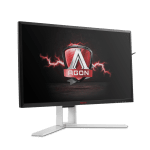 AOC AGON AG241QX 23.8", 1ms, 144 Hz, QHD 2560x1440, Геймърски монитор за компютър