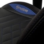 noblechairs EPIC Black/Blue Геймърски стол от изкуствена кожа 100% Vegan