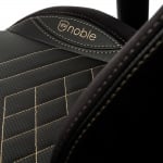 noblechairs EPIC Black/Gold Геймърски стол от изкуствена кожа 100% Vegan