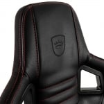 noblechairs EPIC Black/Red Геймърски стол от изкуствена кожа 100% Vegan