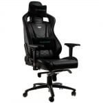 noblechairs EPIC Black/Green Геймърски стол от изкуствена кожа 100% Vegan