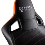 noblechairs EPIC PENTA Sports Edition Black/Orange Геймърски стол от изкуствена кожа 100% Vegan