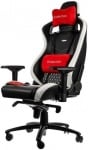 noblechairs EPIC Black/White/Red Геймърски стол от естествена кожа