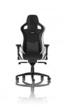 noblechairs EPIC Black/White/Red Геймърски стол от естествена кожа