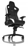 noblechairs EPIC Black/White/Red Геймърски стол от естествена кожа