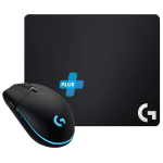 Комплект Logitech G Pro Геймърска оптична мишка и Logitech G640 Текстилен геймърски пад за мишка