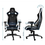 noblechairs SK Gaming Edition Геймърски стол от изкуствена кожа 100% Vegan