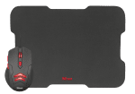 Trust Ziva Gaming Mouse with mouse pad Геймърски комплект от мишка и пад