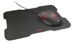 Trust Ziva Gaming Mouse with mouse pad Геймърски комплект от мишка и пад