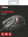 Trust Ziva Gaming Mouse Геймърскa оптична мишка с подсветка
