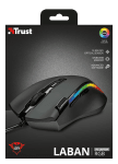 Trust GXT 188 LABAN RGB Геймърскa оптична мишка с подсветка