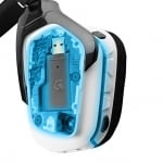 Logitech G933 Snow Artemis Spectrum RGB Wireless 7.1 Surround Sound Геймърски слушалки с микрофон