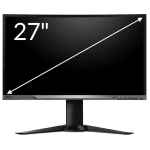 Lenovo Y27f 27", 144Hz, Curved, 4ms, AMD Freesync Геймърски монитор за компютър