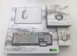 Razer BlackWidow X Chroma Mercury Edition Геймърска механична клавиатура със зелени Razer суичове