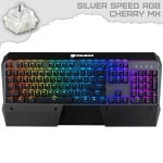 Cougar Attack X3 RGB Speedy Геймърска механична клавиатура Cherry MX Silver Speed суичове