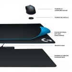 Logitech Powerplay Wireless Charging Геймърски пад за мишка с безжично зареждане