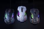 Roccat Kone Aimo White Геймърска оптична мишка с RGB подсветка