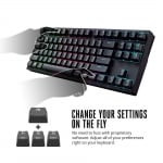 Cooler Master MasterKeys Pro S Red RGB Геймърска механична клавиатура с Cherry MX Red суичве