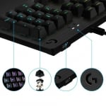 Logitech G513 Carbon RGB Геймърска механична клавиатура с Romer-G Linear суичове