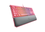 Razer BlackWidow Tournament Edition Chroma V2 Quartz Edition Геймърска механична клавиатура със зелени Razer суичове