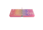 Razer BlackWidow Tournament Edition Chroma V2 Quartz Edition Геймърска механична клавиатура със зелени Razer суичове