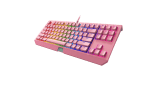 Razer BlackWidow Tournament Edition Chroma V2 Quartz Edition Геймърска механична клавиатура със зелени Razer суичове