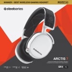 SteelSeries Arctis 7 White 2019 7.1 Surround  Безжични Геймърски слушалки с микрофон