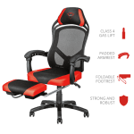 Trust GXT 706 Rona Gaming Chair Геймърски стол с поставка за крака