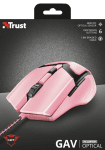 Trust GXT 101P Gav Pink Геймърска оптична мишка