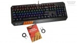 Canyon Hazard CND-SKB6 Геймърска механична клавиатура със сини KRGD суичове