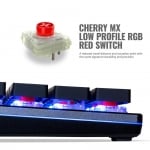 Cooler Master SK650 Геймърска механична клавиатура с Cherry MX Low Profile Red суичове