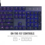 Cooler Master SK650 Геймърска механична клавиатура с Cherry MX Low Profile Red суичове