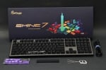 Ducky Shine 7 Gunmetal Grey Геймърска механична клавиатура с Cherry MX Silent Red суичове