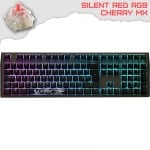 Ducky Shine 7 Gunmetal Grey Геймърска механична клавиатура с Cherry MX Silent Red суичове