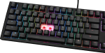 Ducky Shine 7 Blackout Геймърска механична клавиатура с Cherry MX Red суичове