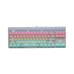 Ducky One White TKL RGB Геймърска механична клавиатура с Cherry MX Speed Silver суичове