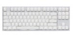 Ducky One 2 White TKL Геймърска механична клавиатура с Cherry MX Blue суичове