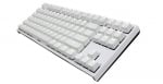 Ducky One 2 White TKL Геймърска механична клавиатура с Cherry MX Blue суичове