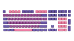 Ducky Ultra Violet 108 Keycap Set PBT Double-Shot Комплект капачки за механични клавиатури