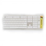 Ducky White 108 Keycap Set PBT Double-Shot Комплект капачки за механични клавиатури