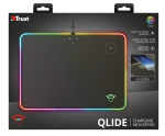 Trust GXT 750 Qlide RGB Геймърски пад за мишка с безжично зарядно