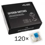 Glorious Gateron Blue 120 броя Комплект геймърски механични суичове за клавиатура